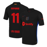 Barcelona RAPHINHA #11 Away Soccer Jersey Authentic 2024/25 - UCL Edition